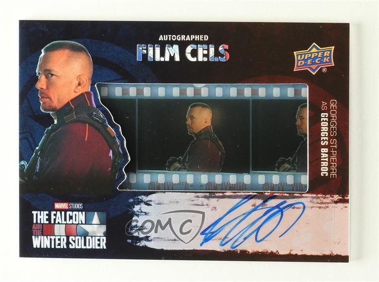 2022 Marvel Studios' Il Falco e Soldato d'Inverno Georges St-Pierre Auto 7ec