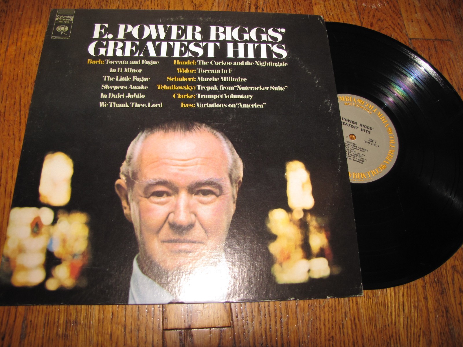 E. POWER BIGGS - GREATEST HITS - COLUMBIA RECORDS MS 7269 LP