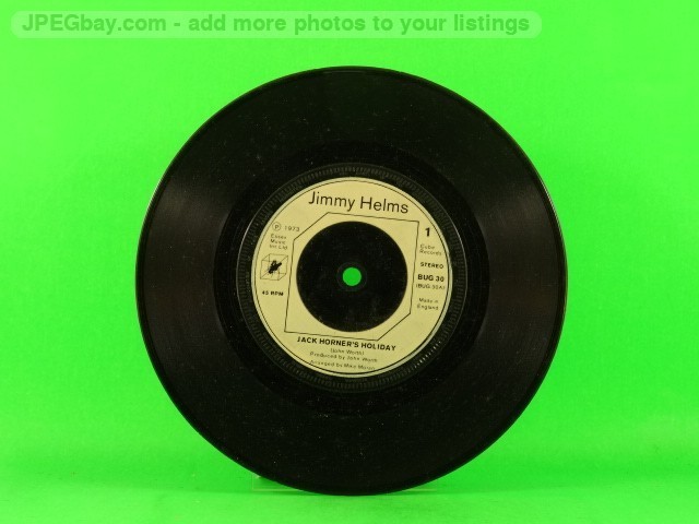 HELMS,JIMMY JACK HORNER'S HOLIDAY (137) 7" FLY RECORDS