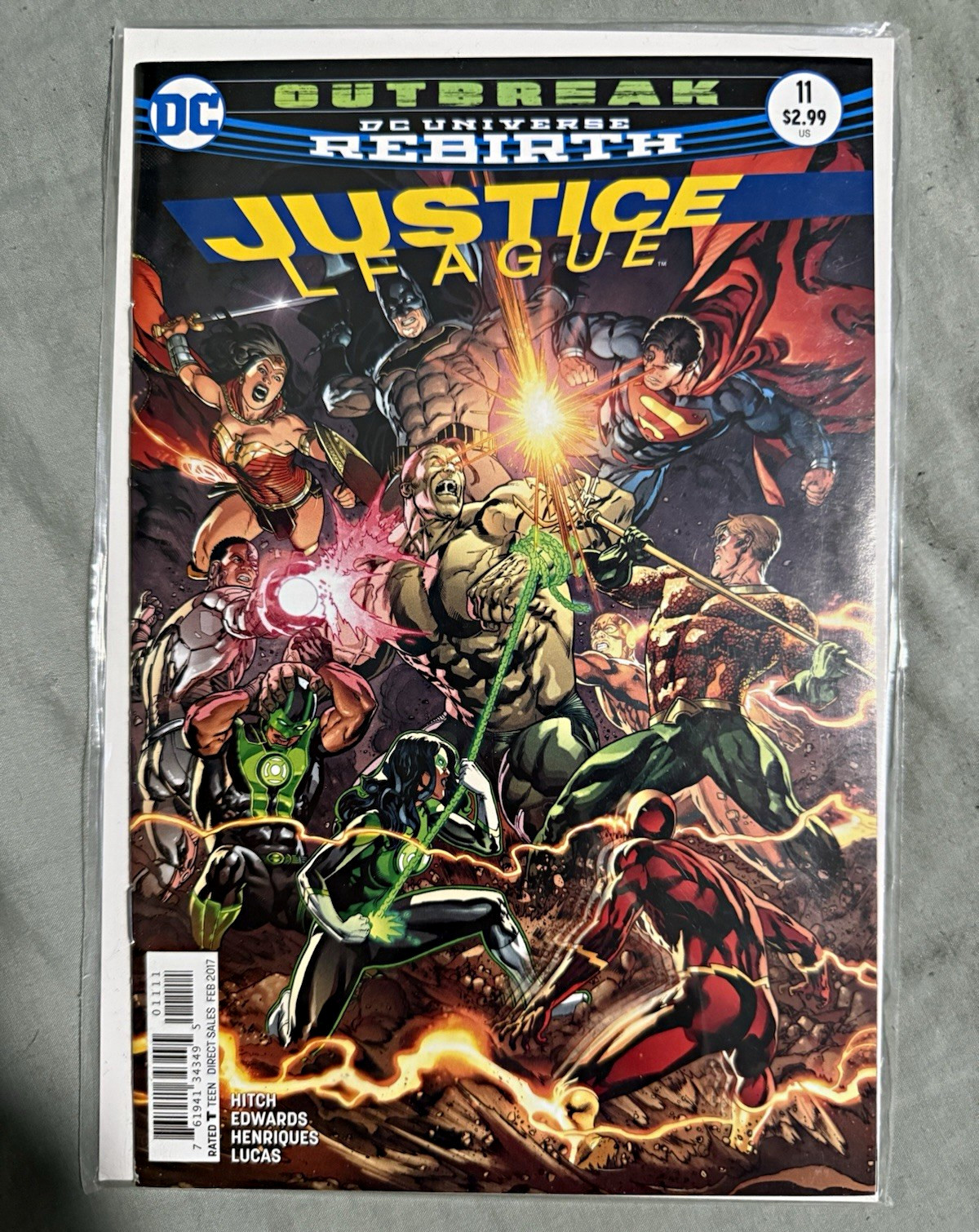 DC Comics Justice League #11 (2017) DC Universe Rebirth Batman Superman