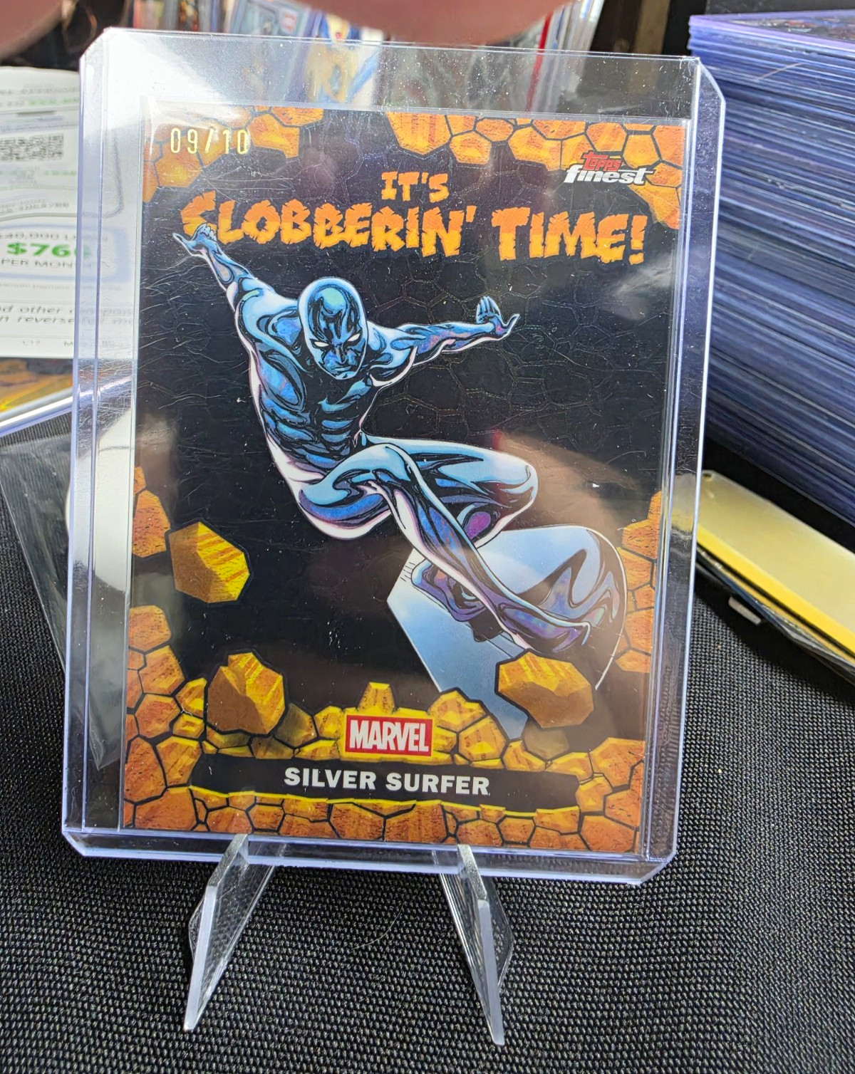 Topps 2026 Finest Silver Surfer CT-18 It's Clobberin' Time! 9/10