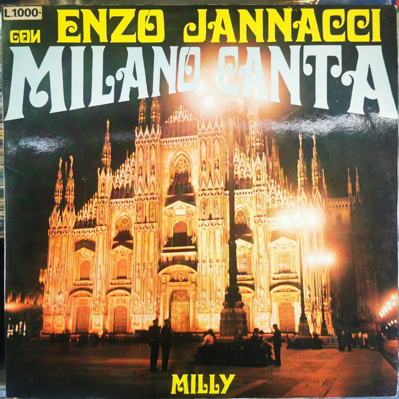 Enzo Jannacci - Milano Canta - LP Prima Stampa Ita 1969