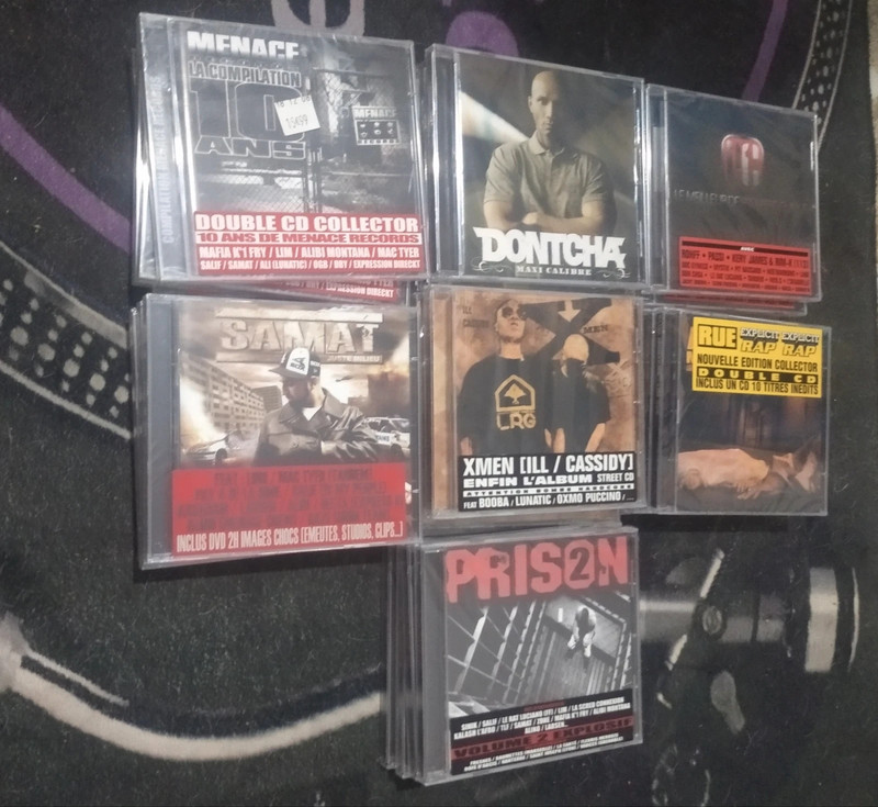 🎼Lote 28 CDs Rap Français