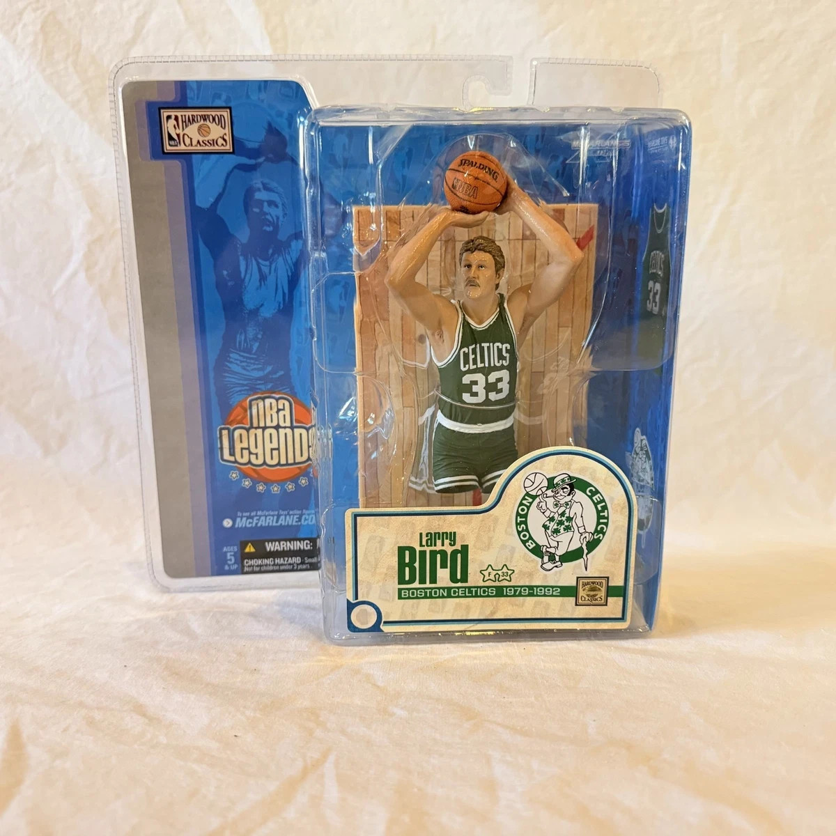 NBA Legends Larry Bird Boston Celtics Figure 2005 McFarlane Toys Series 1 New
