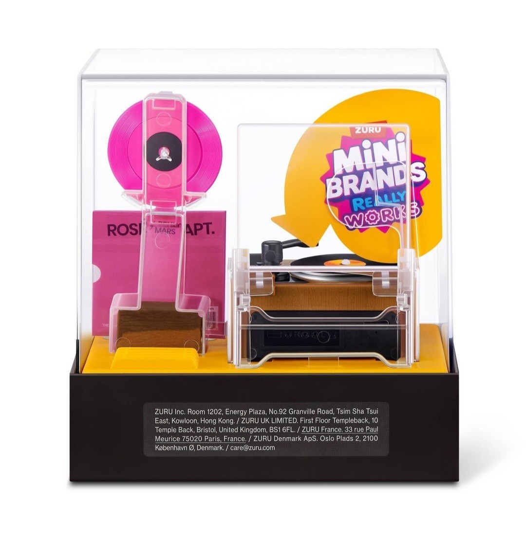 ZURU - Mini Brands - Really Works! (VINYL) Record Player Exclusive Playset - NIB