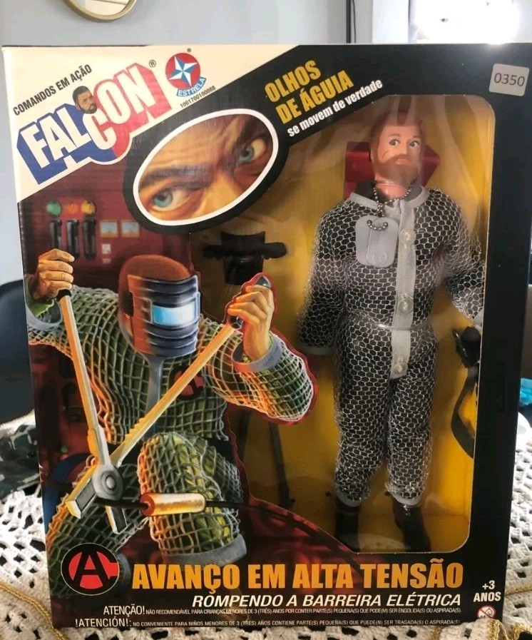 GI JOE FALCON Svoltaggio Alta Tensione ESTRELA BRASILE - SCALA 1/6