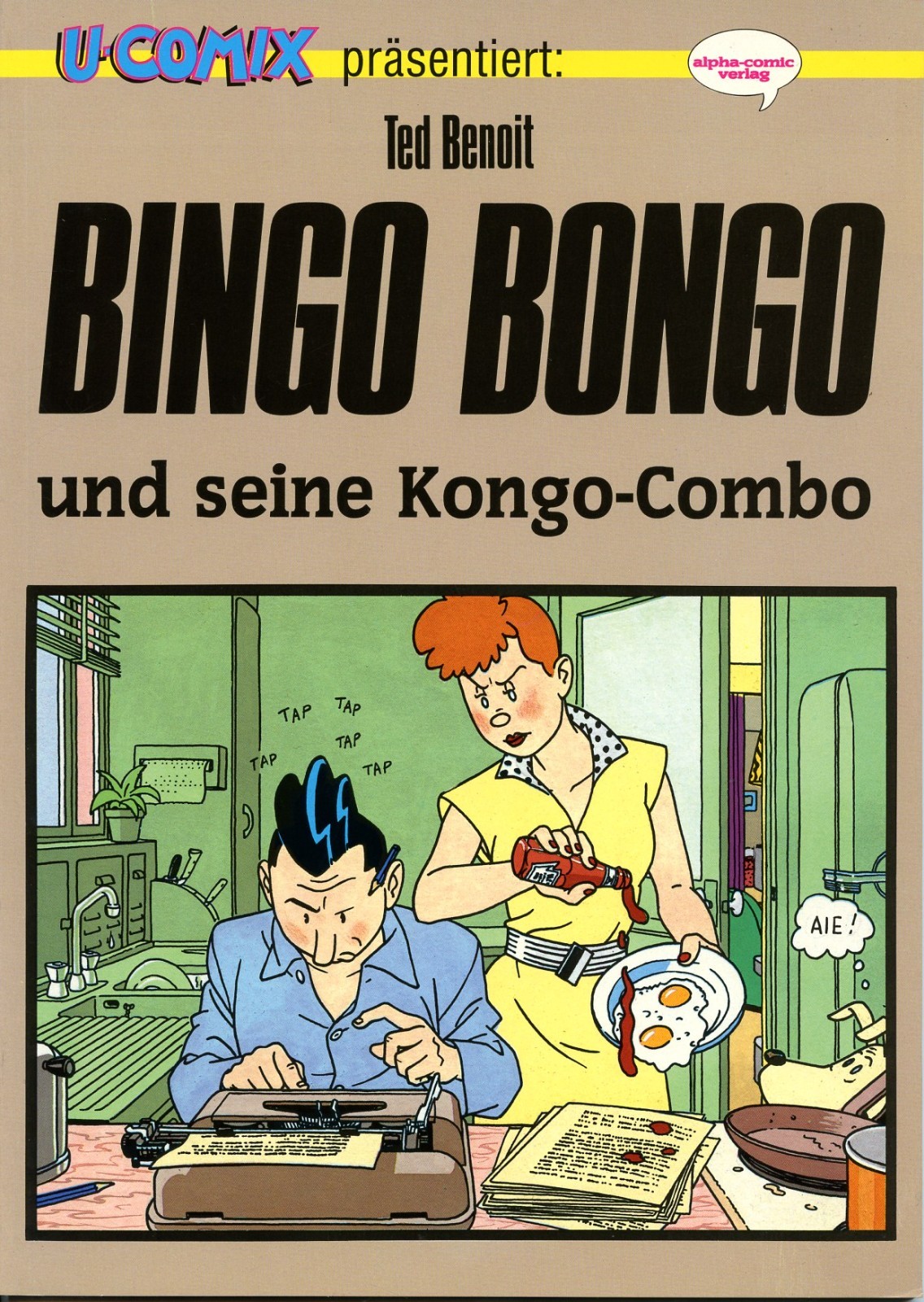 U-Comix presenta volume 24: BINGO BONGO di Ted Benoit, album SC, condizioni 1
