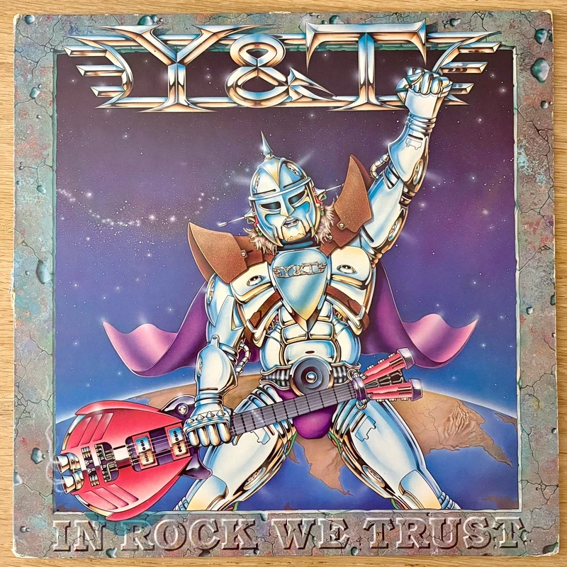 Y & T 🎵 In Rock We Trust 💥 A&M Records 🎶 Vinyle 🧨 LP 🎵 Album 🎸 1984 US