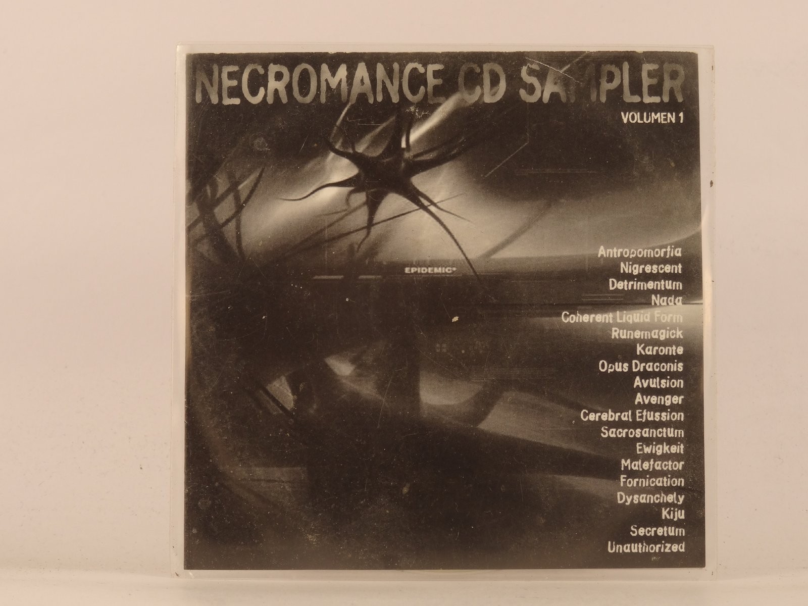 VARIOUS ARTISTS NECROMANCE CD SAMPLE VOL 1 (591) 19 Track Promo CD Album includi