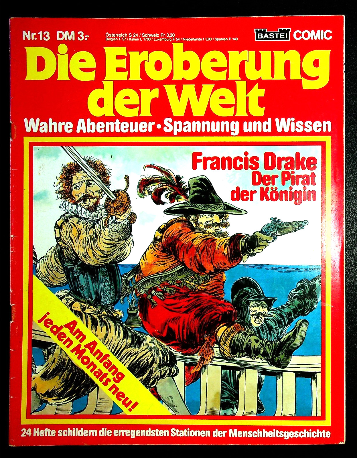 La conquista del mondo #13 - Francis Drake (Bastei, 1981-1982) GBÜ, Z 1-/1-2