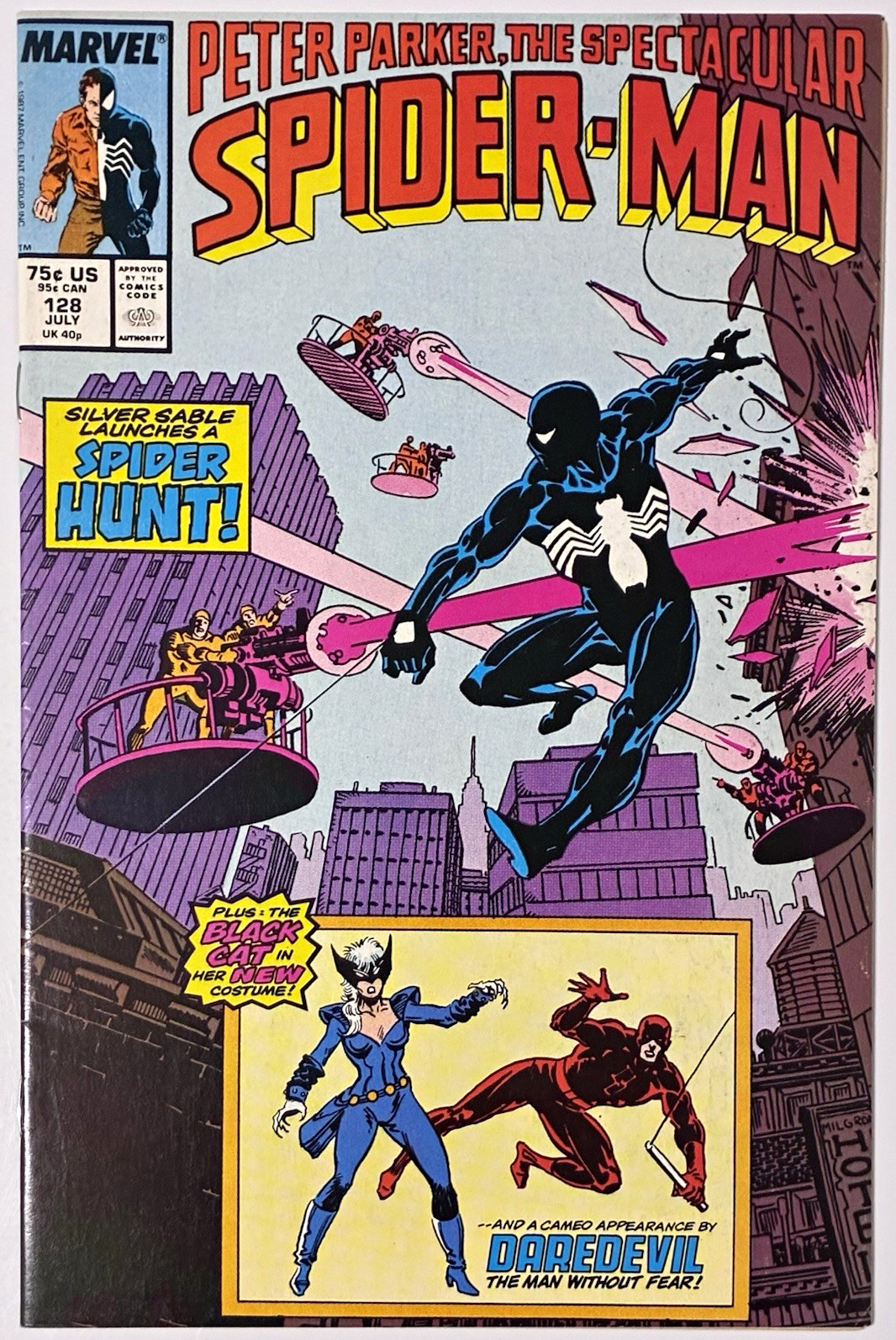 Acquista 2 ricevi 2 gratis! (CHECK PROMO) Spettacolare Spider-Man #128 1987 quasi nuovo - fumetto