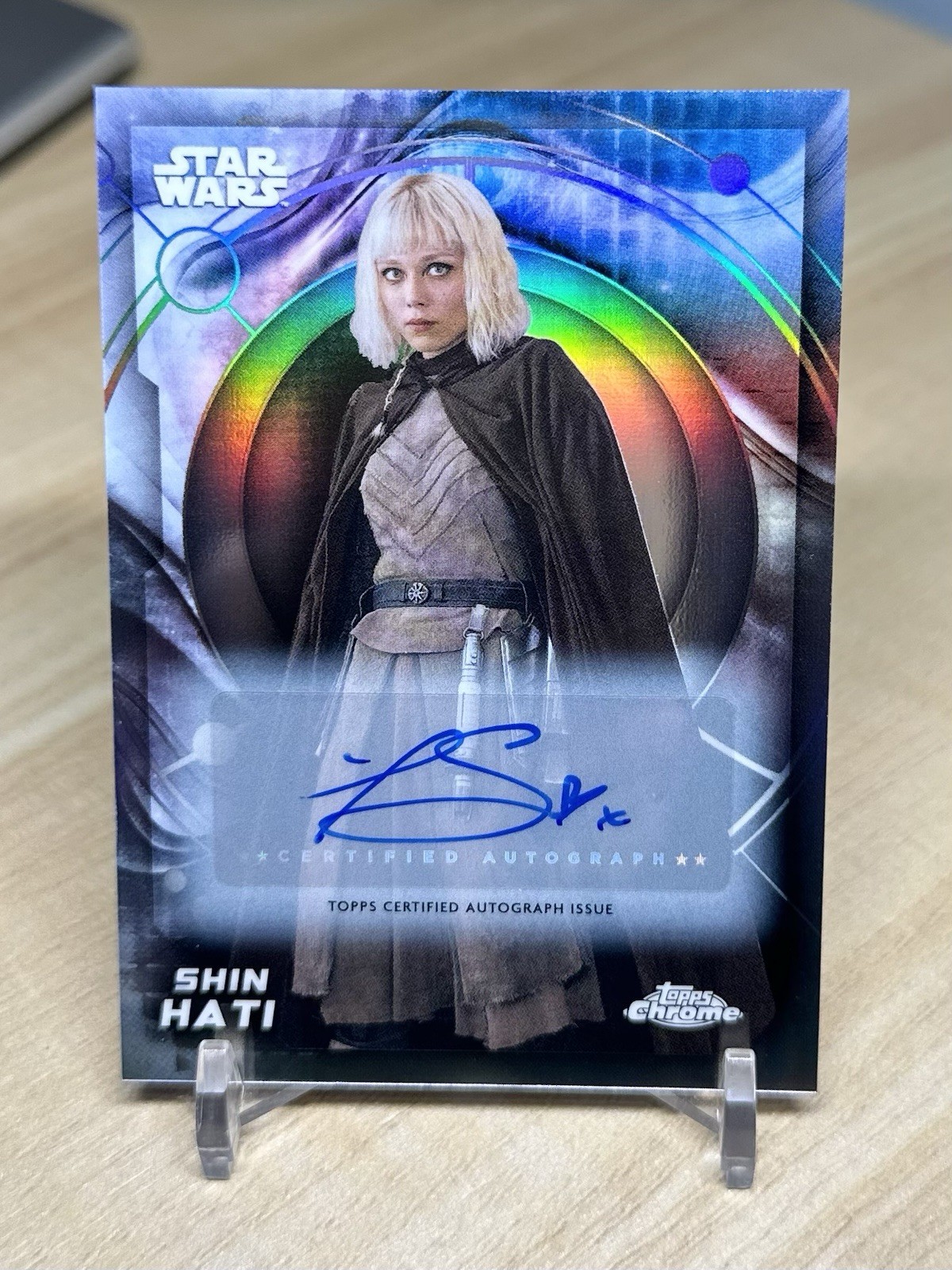2026 Topps Chrome Star Wars SHIN HATI IVANNA SAKHNO RIFRATTORE AUTO #56