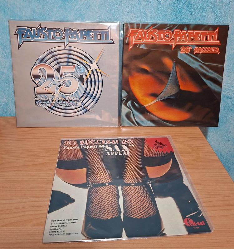 3 vinili fausto papetti