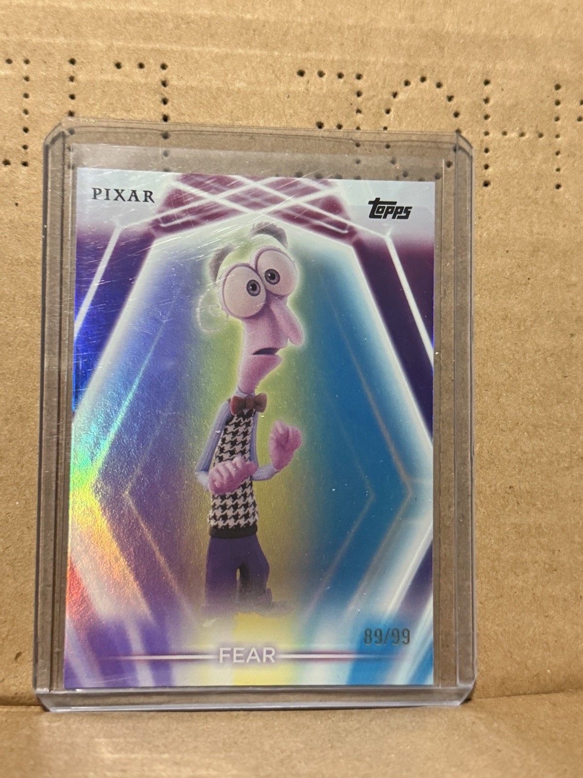 2026 Topps cromato Disney Fear /99 