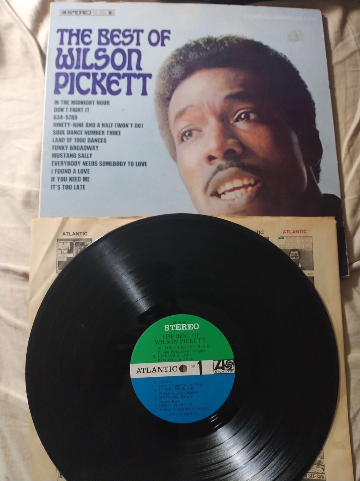 WILSON PICKETT - THE BEST OF WILSON PICKETT - 1967 US LP ALBUM, SOUL
