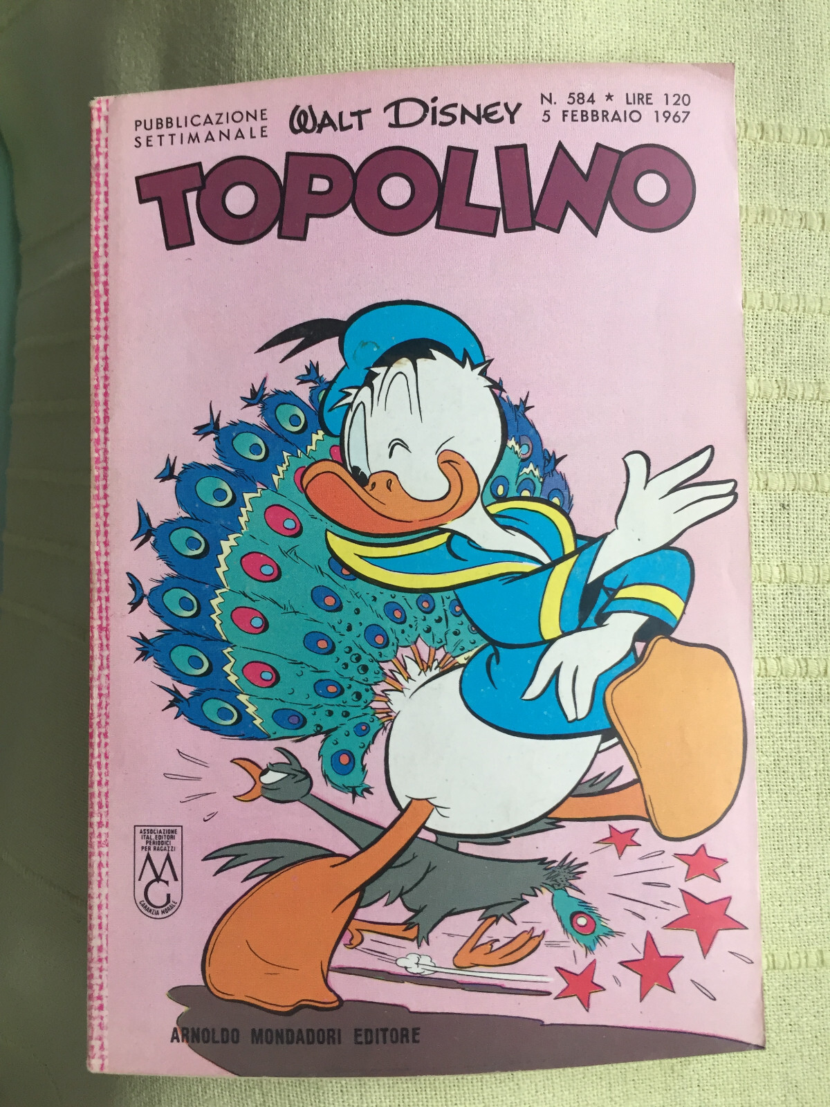 TOPOLINO N° 584 - 5 FEBBRAIO 1967 - NO BOLLINI. OTTIMO/EDICOLA!