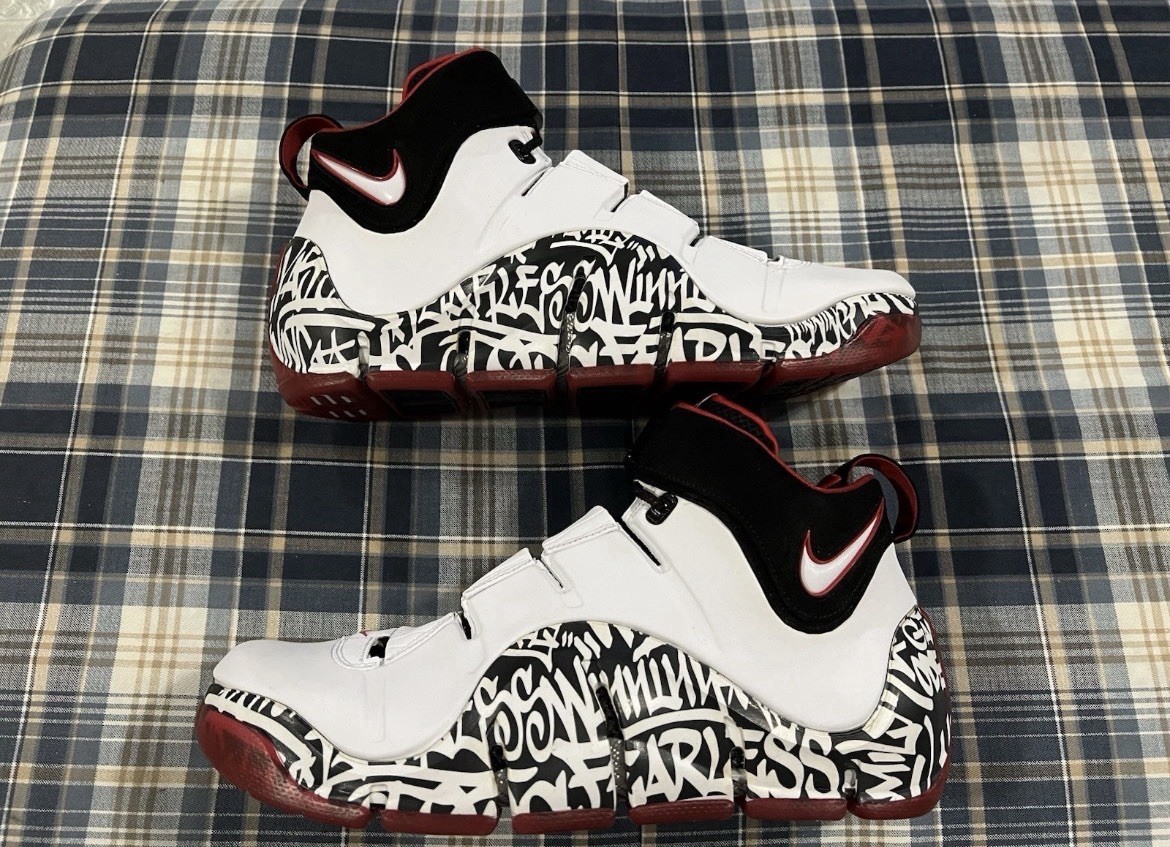 Nike Zoom LeBron 4 Graffiti DJ4888-100 taglia 13 taglia 13 LeBron IV