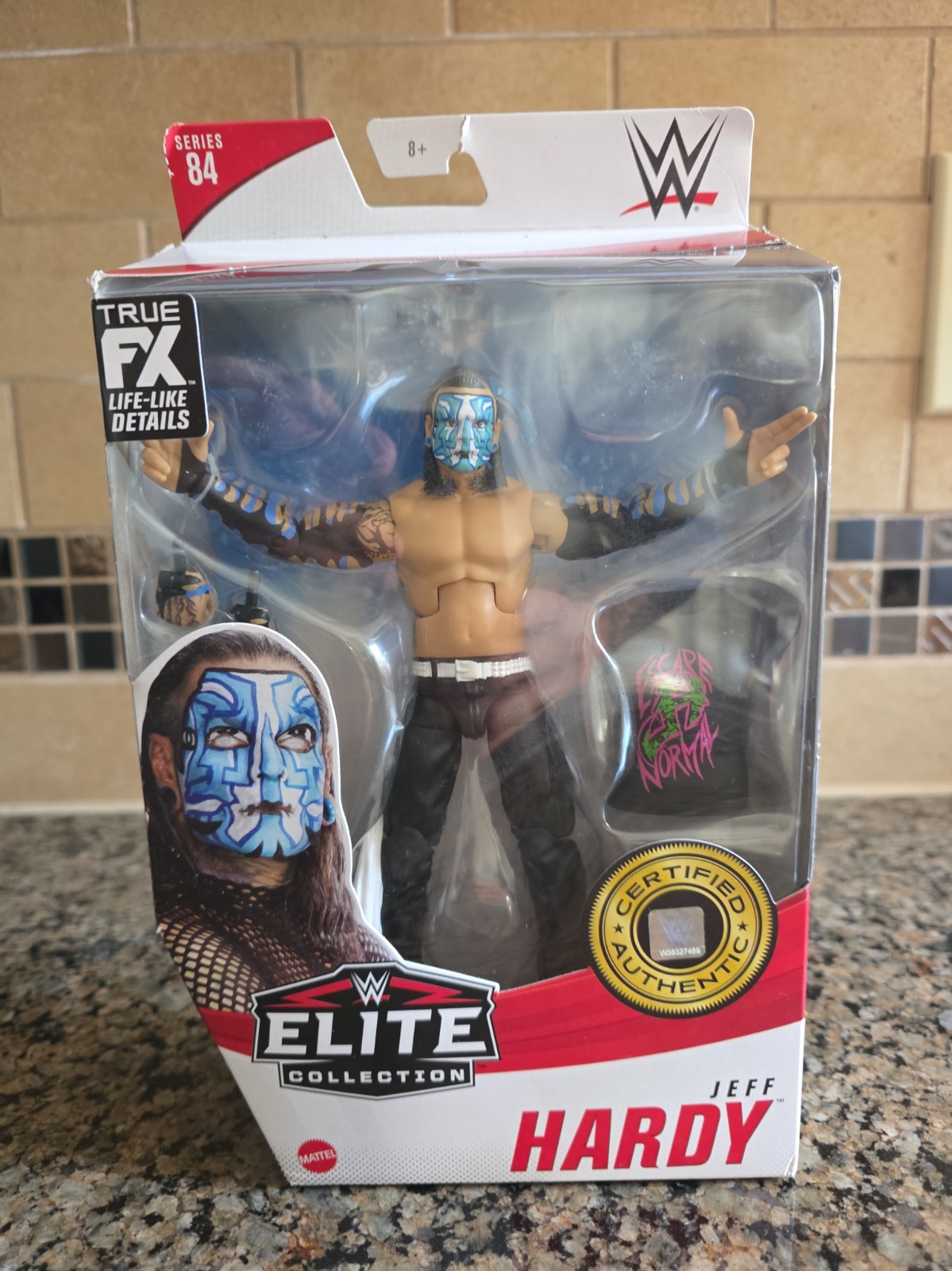 WWE Mattel Elite Series 84 Jeff Hardy Blue Face Paint Variant