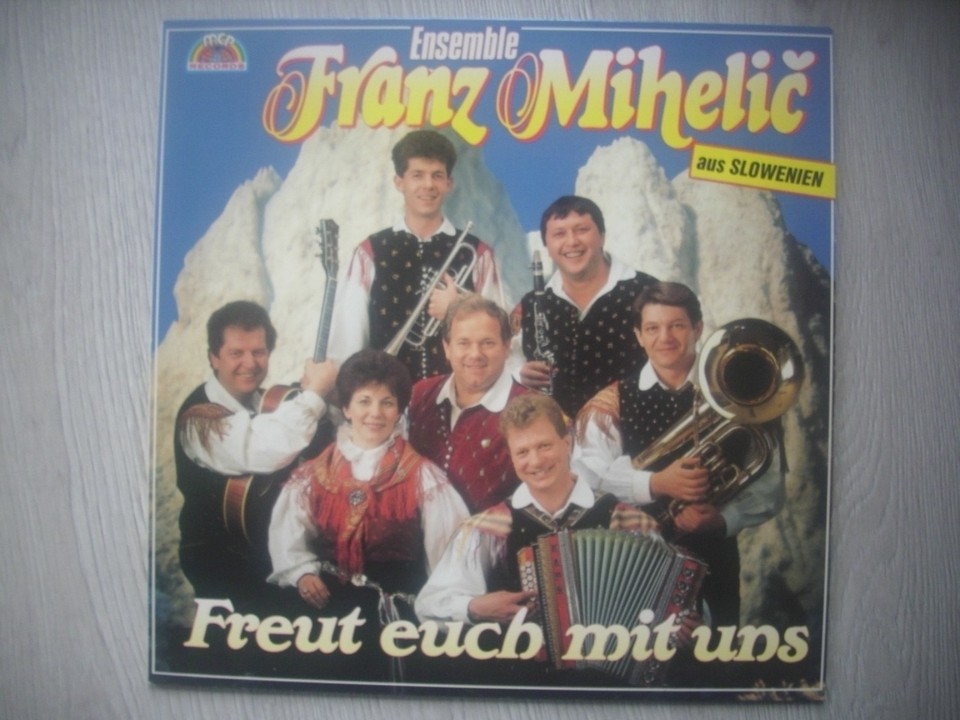 Ensemble Franz Mihelic "Freut Euch mit uns" rare Vinyl LP MCP records Volksmusik