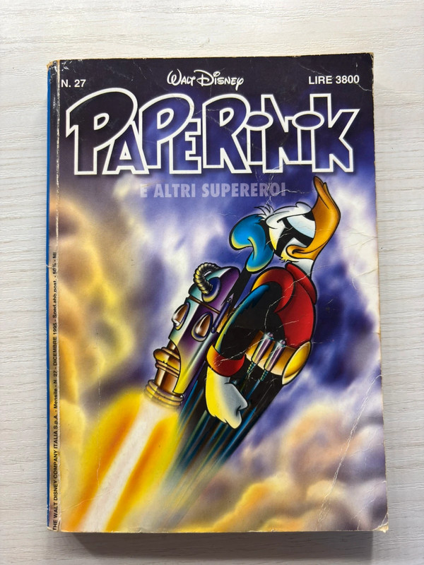 🦆💙 Paperinik N. 27 – Walt Disney – Dicembre 1995 – Paperinik – Fumetto Vintage da Collezione