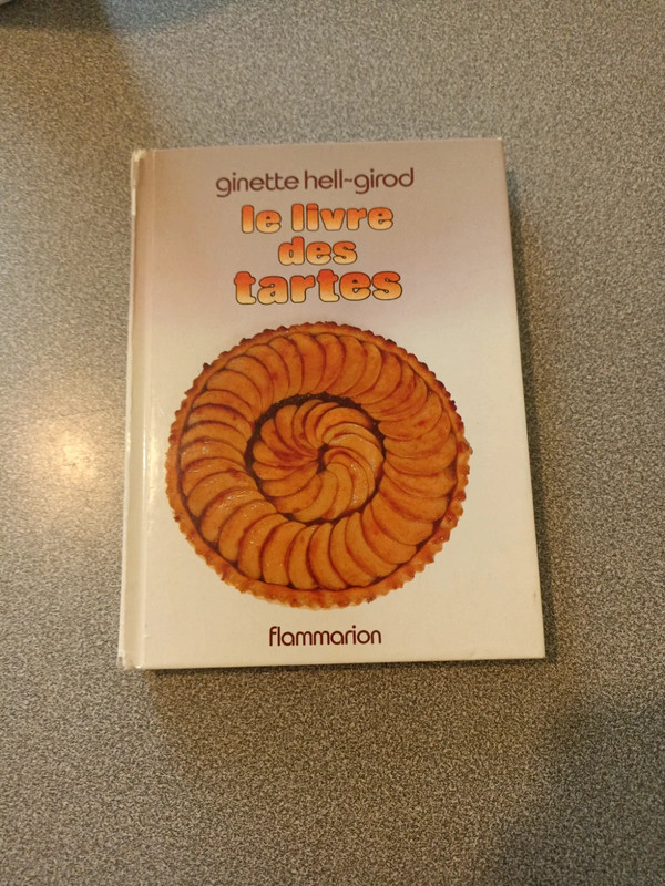 Vend livre de recette de tartes salées et sucrées