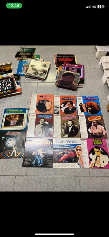 Lotto 10 vinili jazz e swing - Glenn Miller, Gershwin, Armstrong