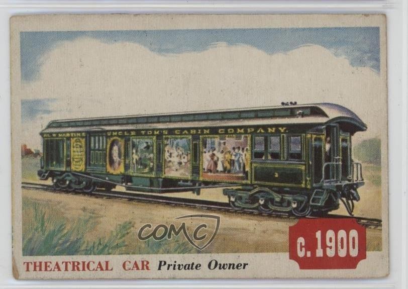 Auto teatrale Topps Rails and Sails 1955 #91 3g6