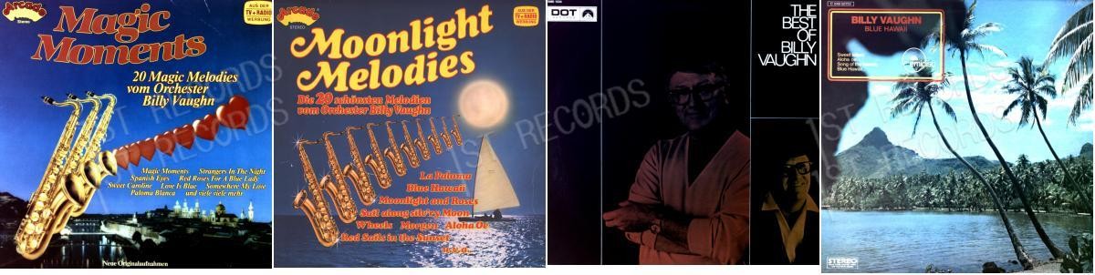 4 x Billy Vaughn Vinyl LP Sammlung VG/VG+ .