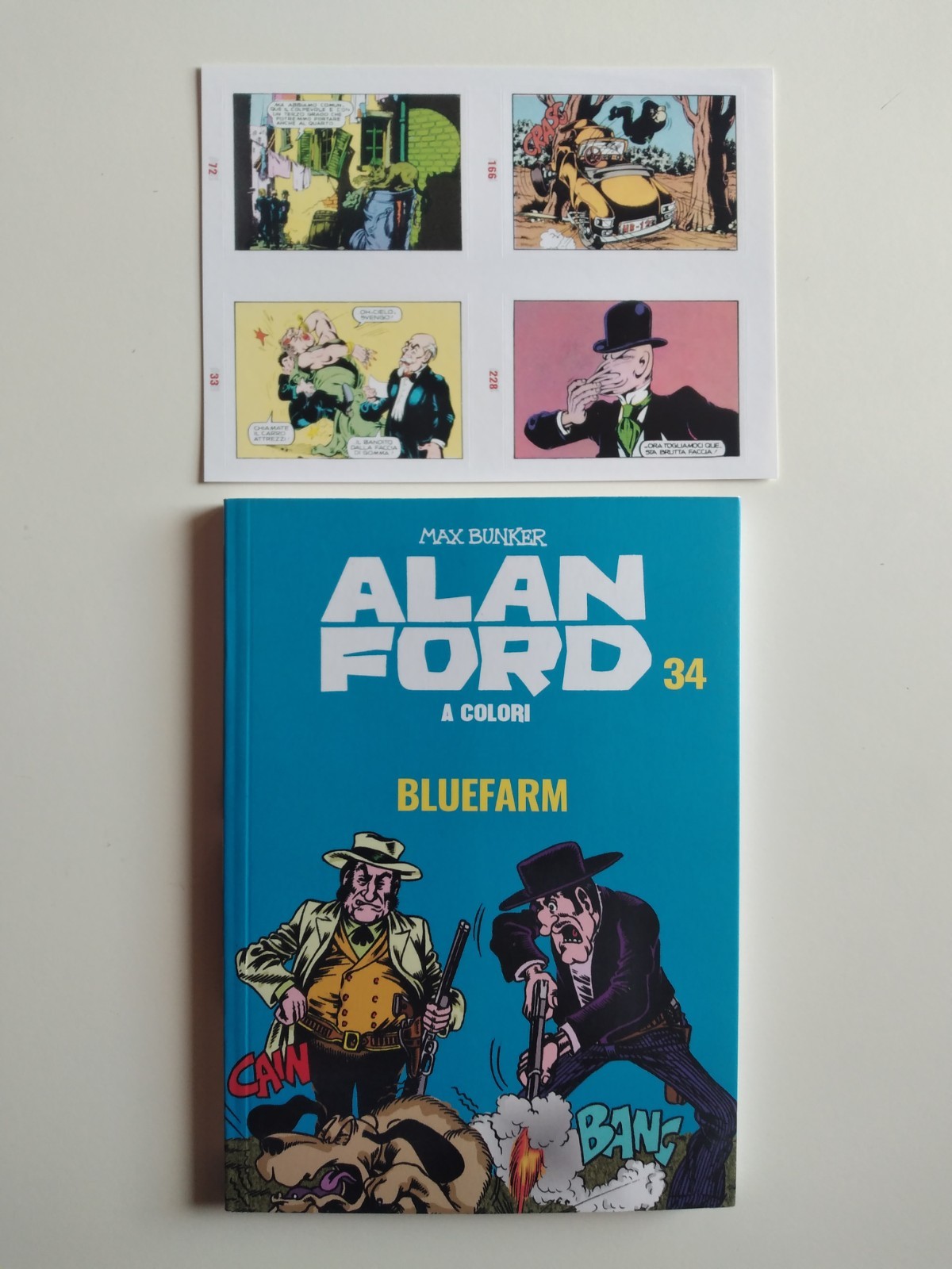 ALAN FORD  a Colori  n.34  c/Figurine  Gazzetta dello Sport   EDICOLA !!  Rif. 1