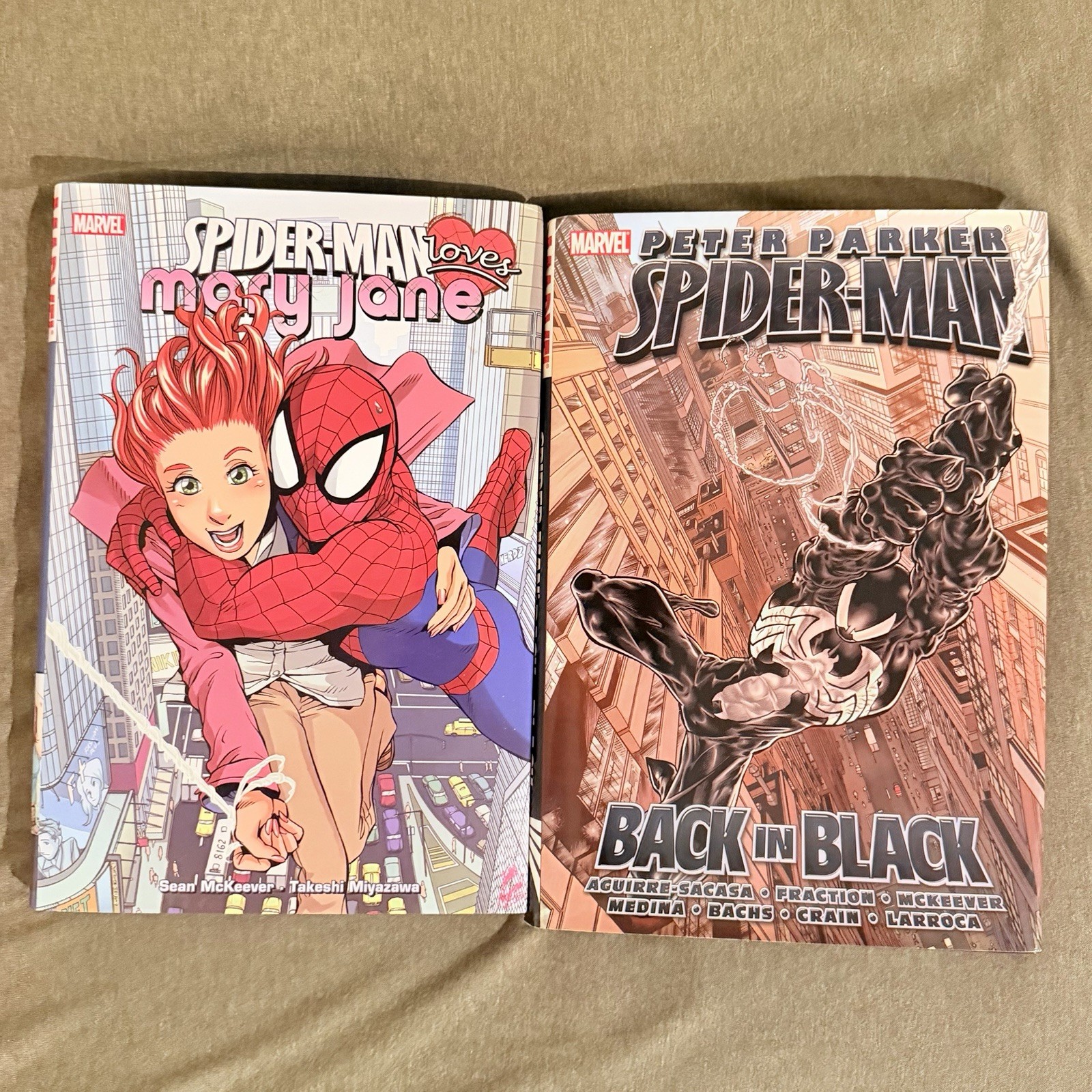 Lotto Marvel Spider-Man Loves Mary Jane Vol #1 Back In Black