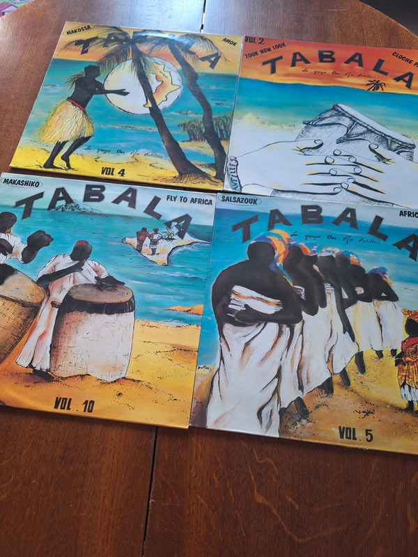 Lot de 4 vinyles 33 tours tabala n.2.10.5 et4