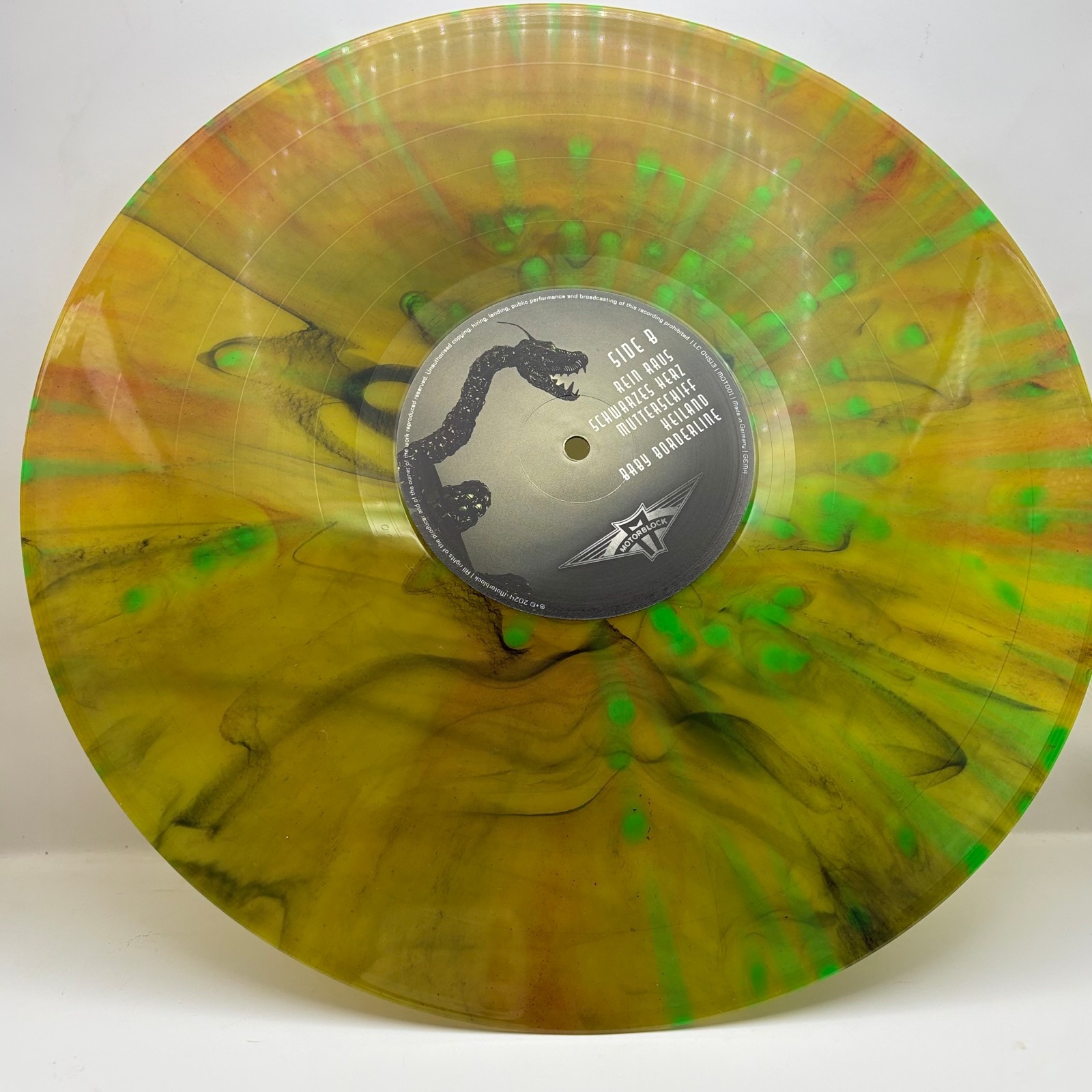 Signiertes Vinyl-Album „Zündung“ Motorblock - 2024 - limitierte Auflage 300 St.