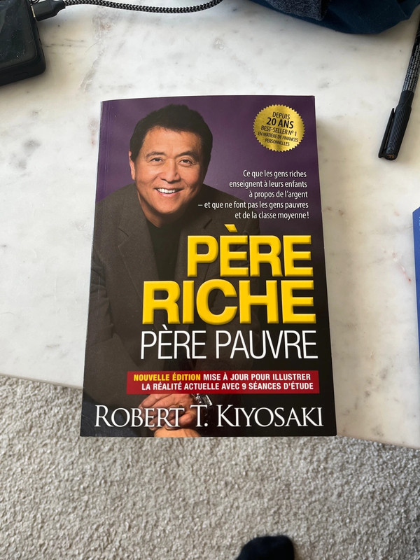 Vente livre père riche père pauvre