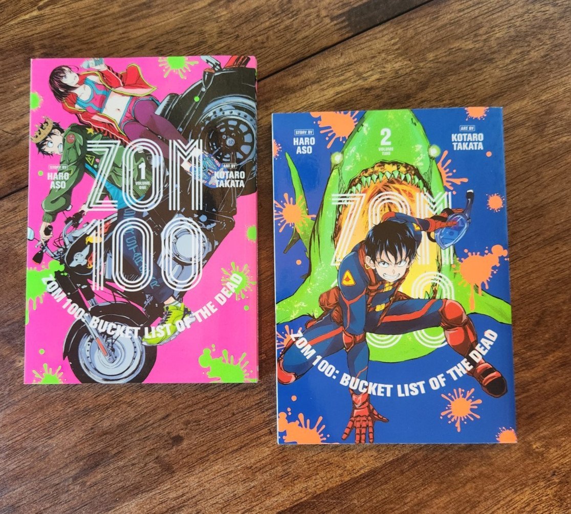 Zom 100: Bucket List of the Dead Vol. 1&2 Manga di Haro Aso INGLESE