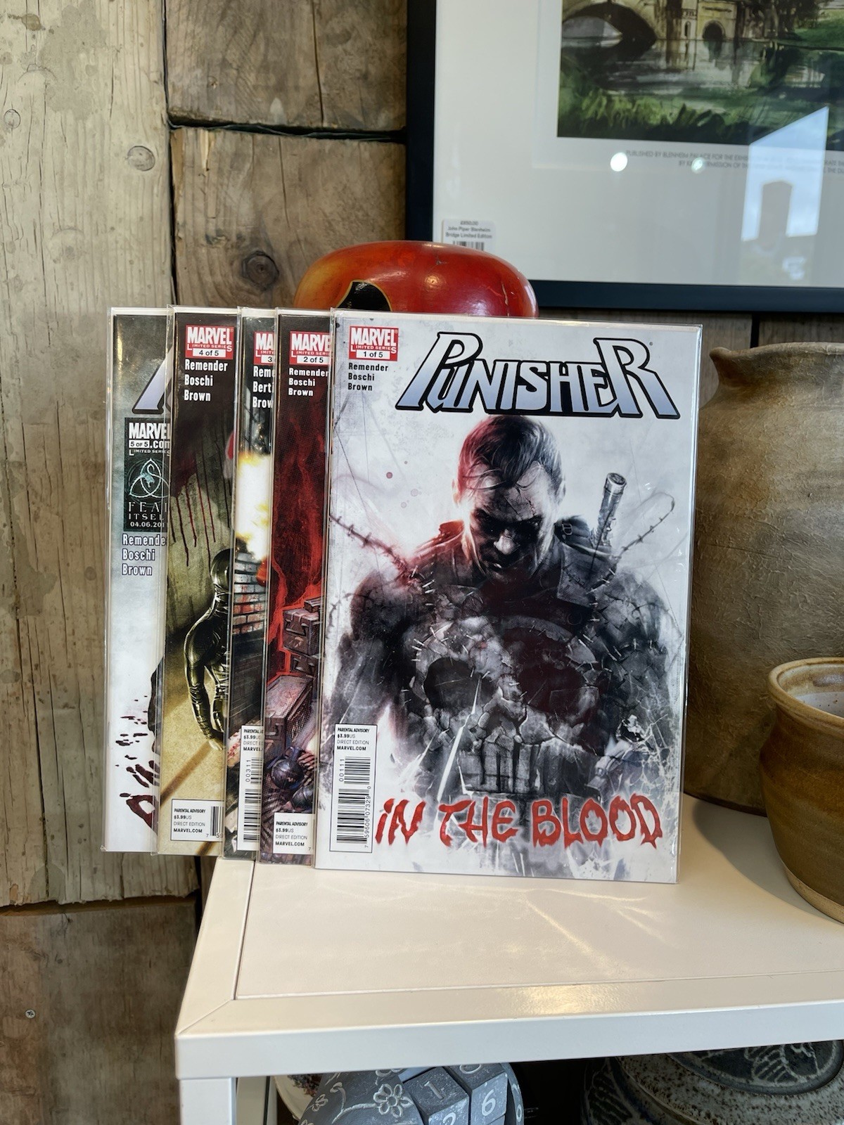Marvel Comics Punisher Comic Books 5 of 5
