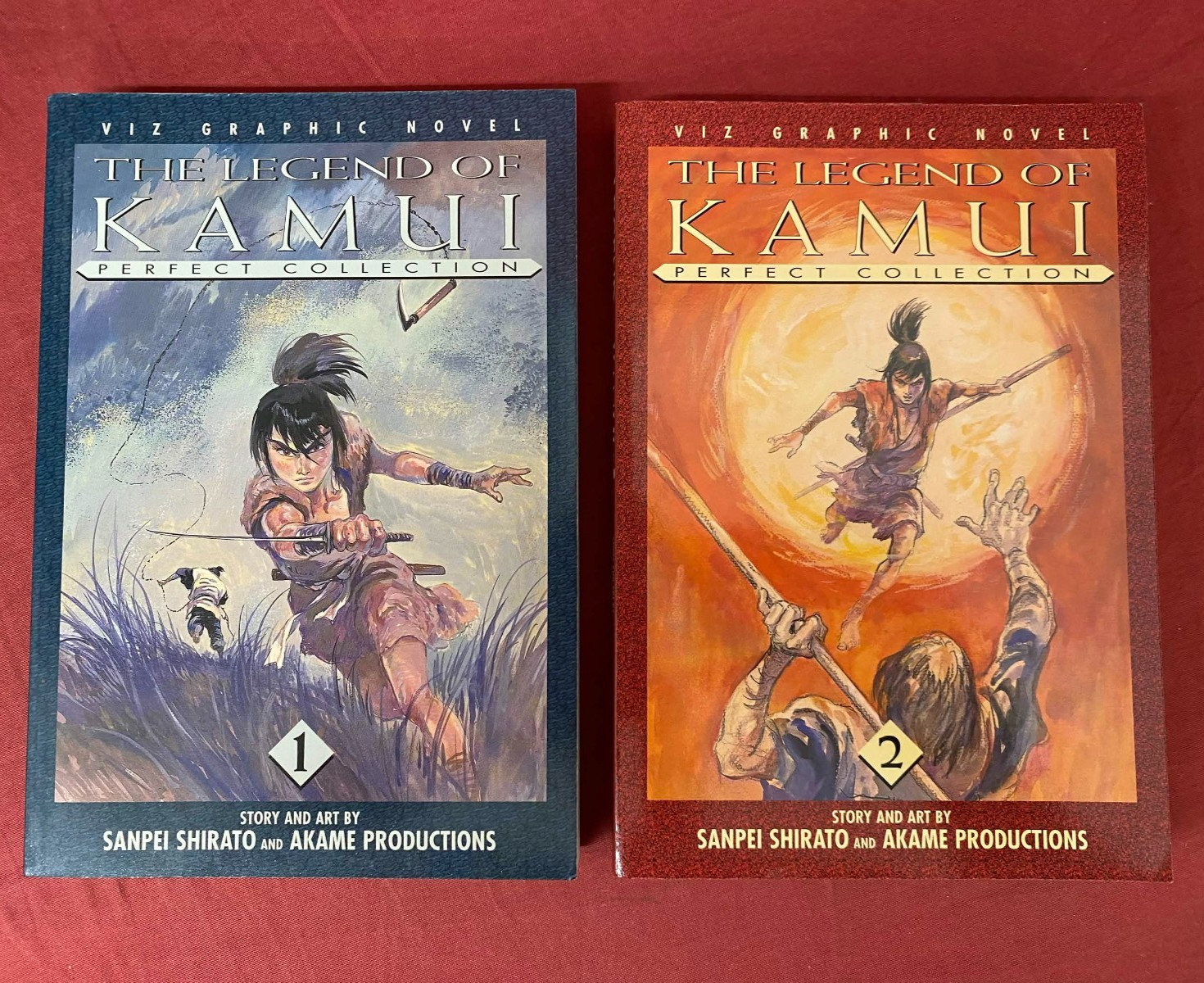 The Legend Of Kamui Collezione Perfetta Vols 1 & 2 Viz Manga Sanpei Shirato Libri