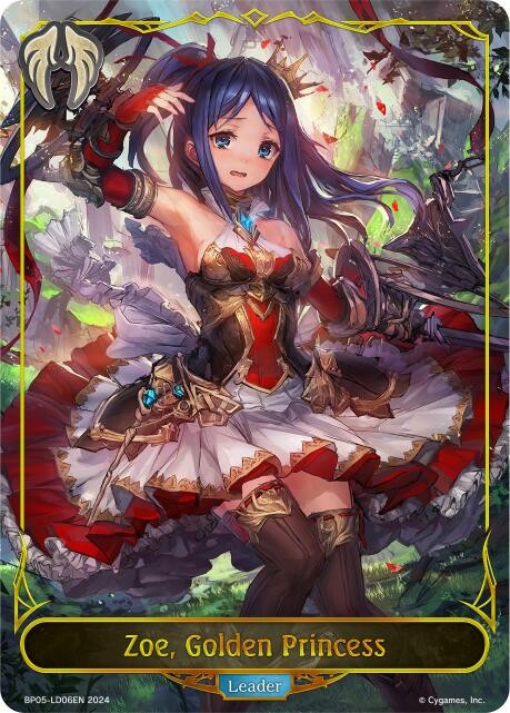 Shadowverse: Evolve Zoe, Golden Princess Omens Eternal BP05-LD06EN NM Unknown