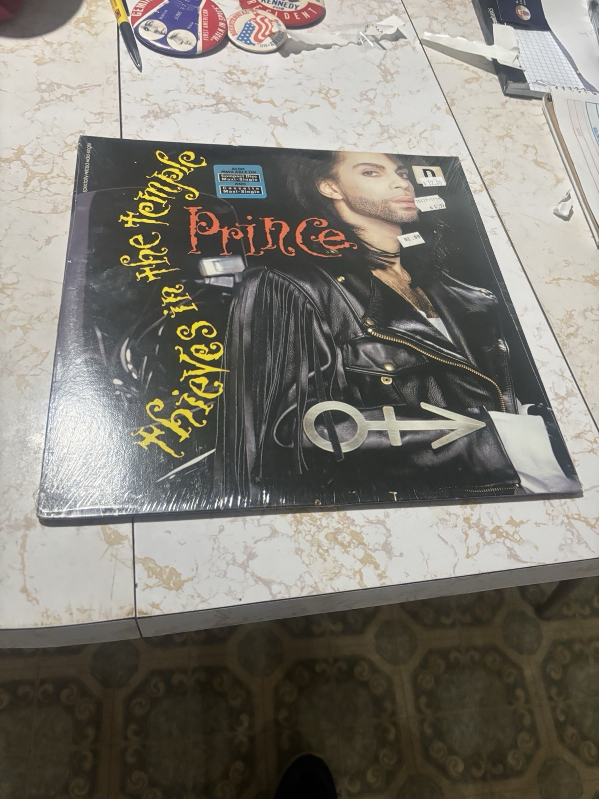 PRINCE - Thieves In The Temple - 1990 vinyl 12" SEALED USA Hype Sticker New