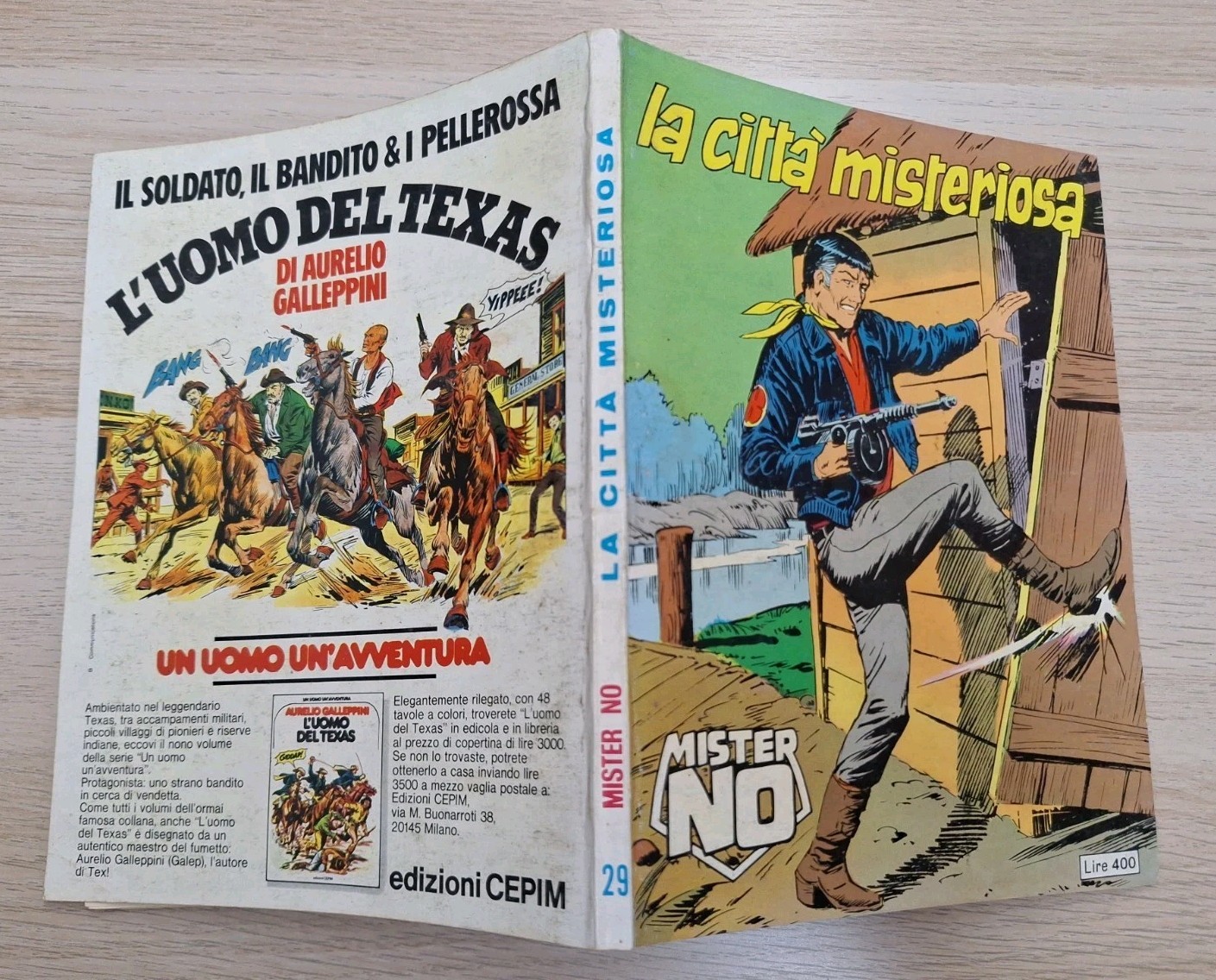 MISTER NO, ED. CEPIM 1977, n.29