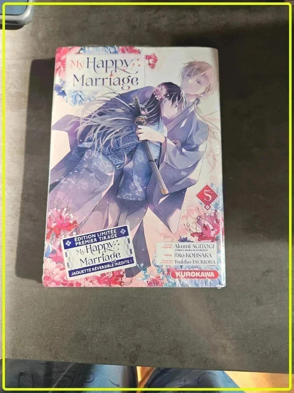 Manga my happy marriage tome 5 premier tirage