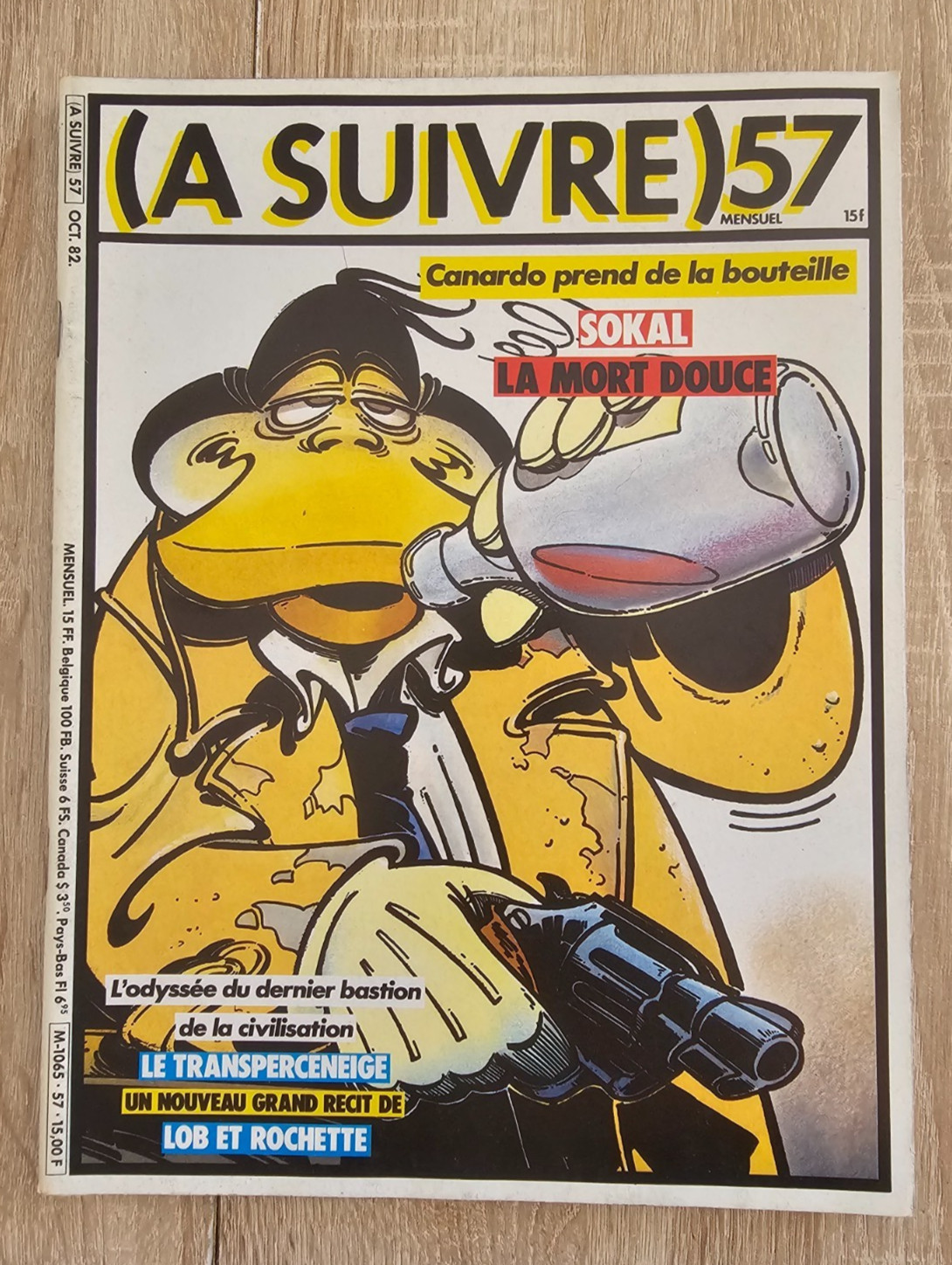 A SUIVRE **N°57 ** OCTOBRE  1982 ROCHETTE/LOB/BOUCQ/TITO/MUNOZ