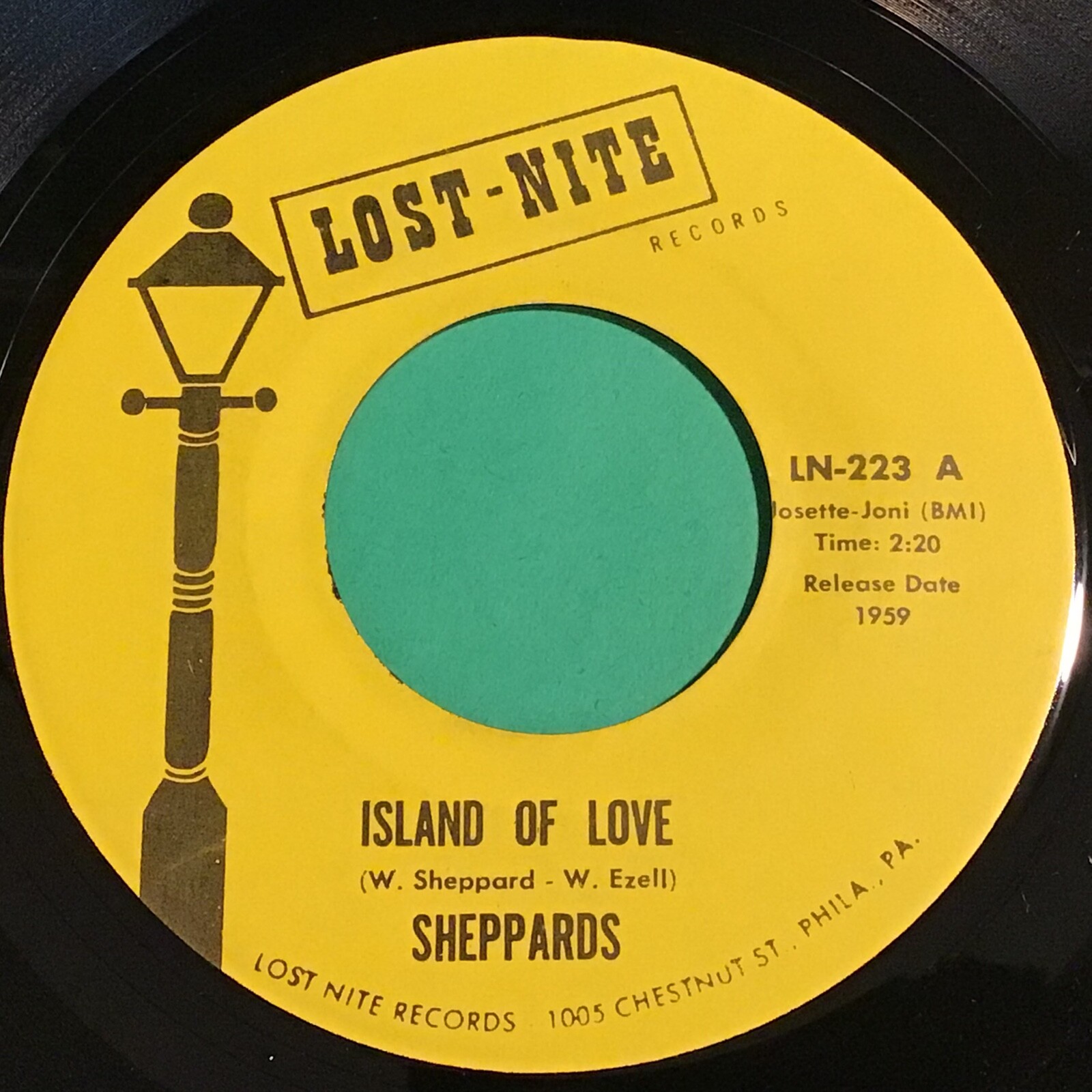 Doo Wop 45 -- Sheppards - Island Of Love / Never Felt This Way Before