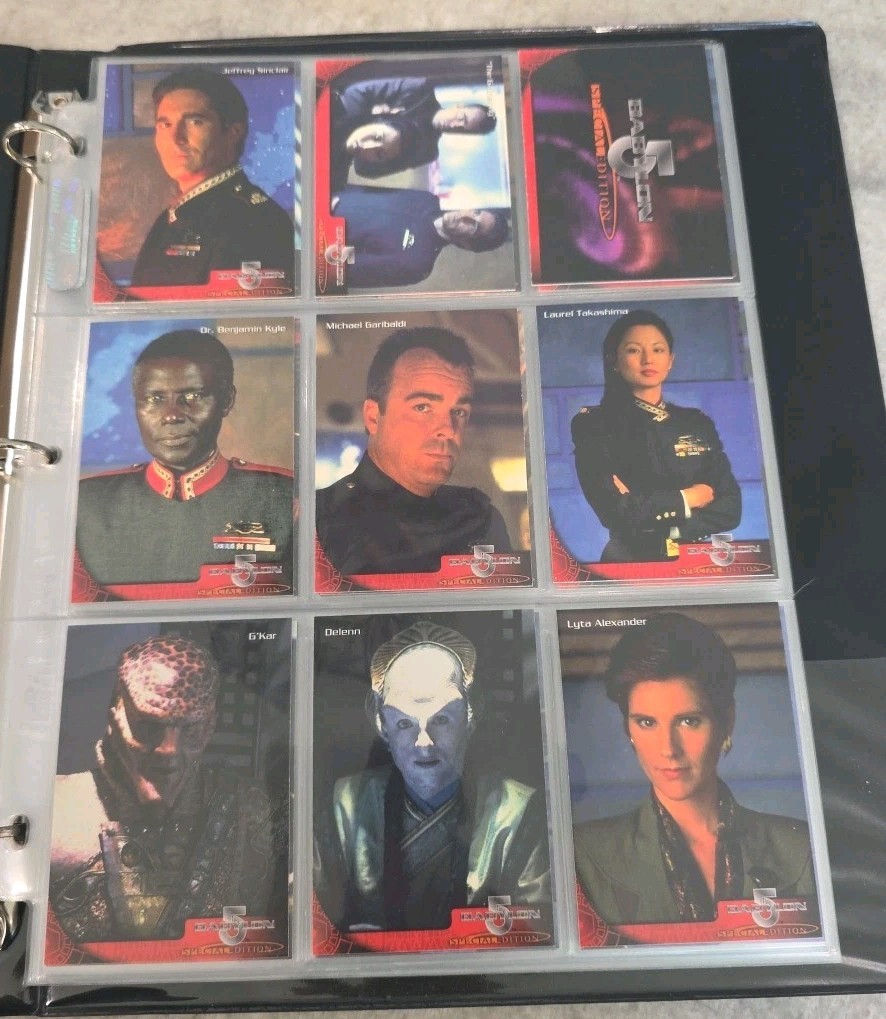1997 BABYLON 5 SPECIAL EDITION SET BASE COMPLETO TRIVIA CHASE HOLOS VHTF RARO 