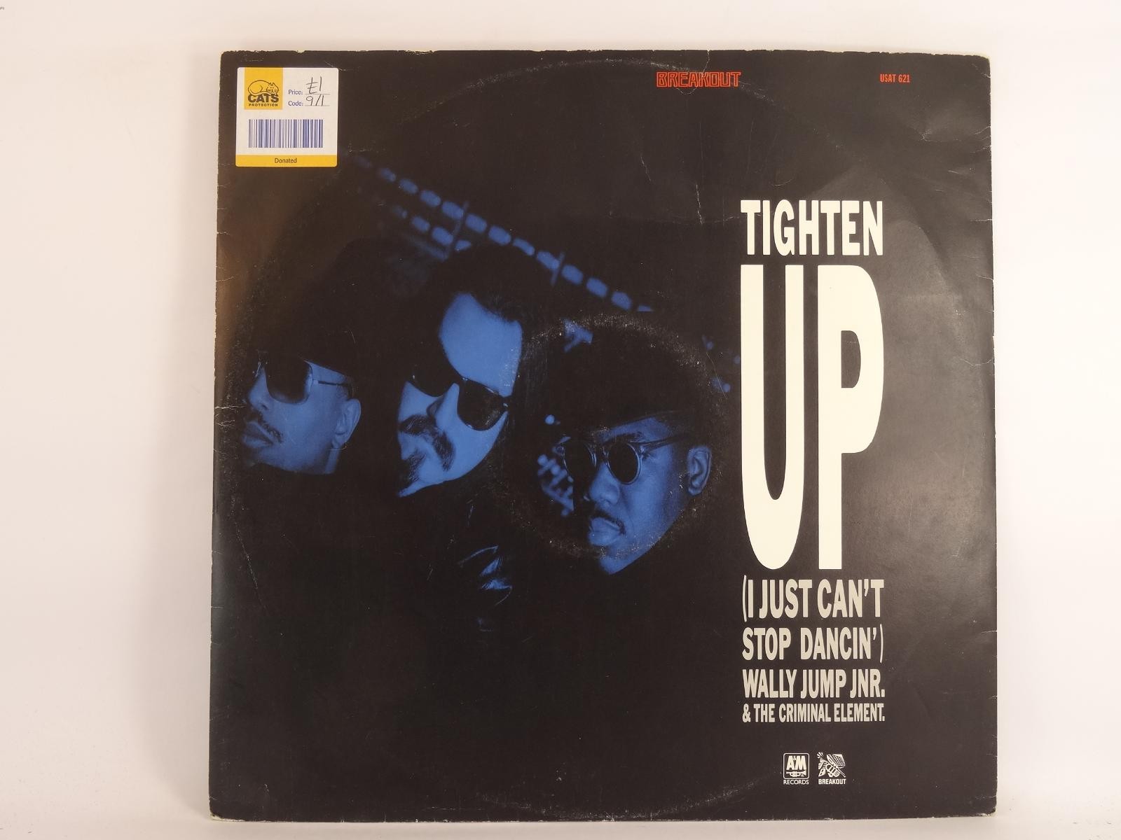 WALLY JUMP JNR. TIGHTEN UP (I JUST CAN'T STOP DANCIN') (300) 3 Track 12" Single 