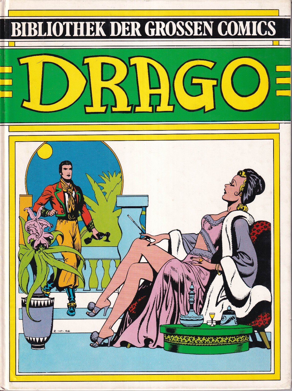 Drago Biblioteca dei Grandi Fumetti Hethke 1979 Copertina Rigida