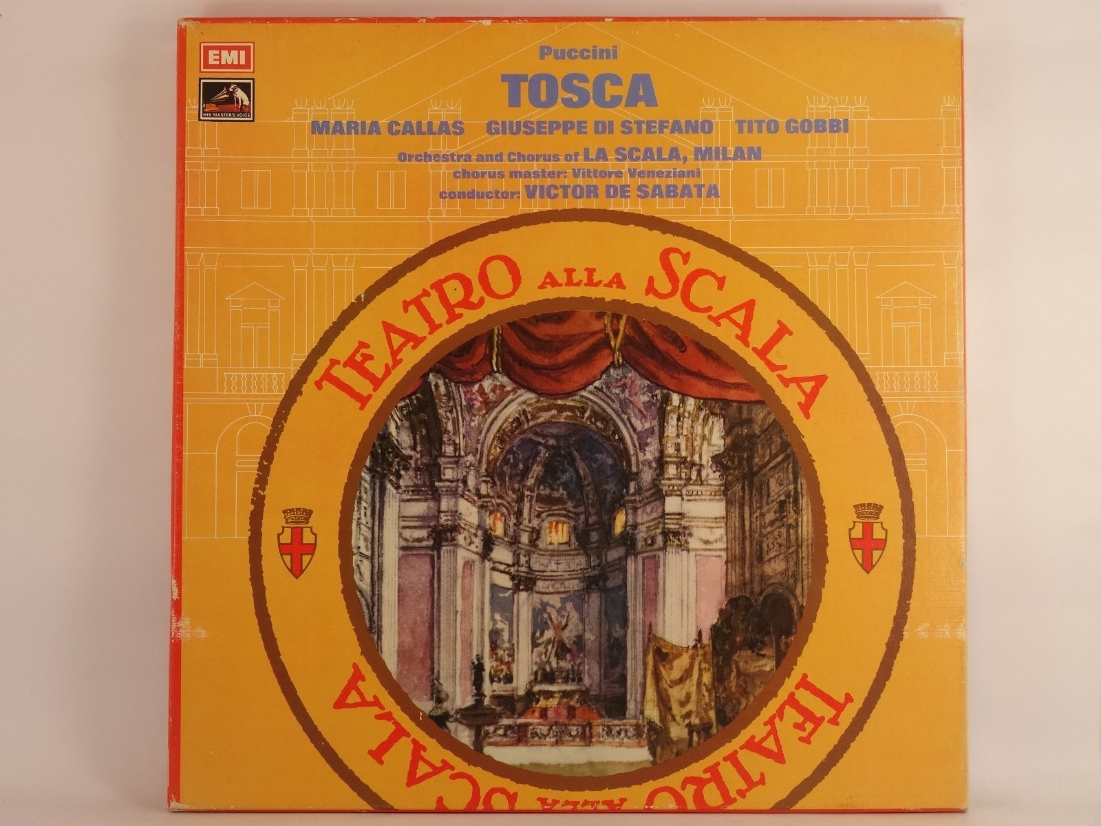 VICTOR DE SABATA TOSCA (2xLP) (416) 20+ Track LP including Picture Sleeve EMI