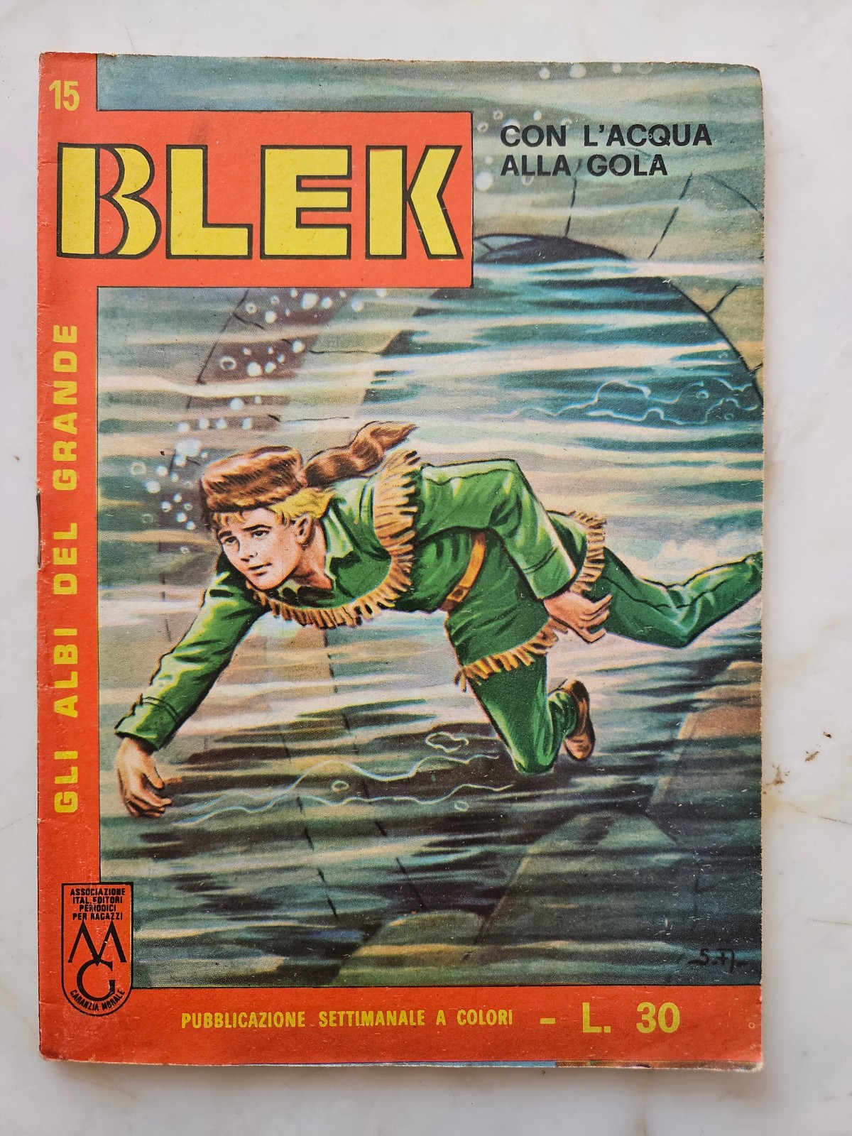 71) ALBI DEL GRANDE BLEK  n.   15   -  ed. Dardo 1963 -   ottimo/edicola