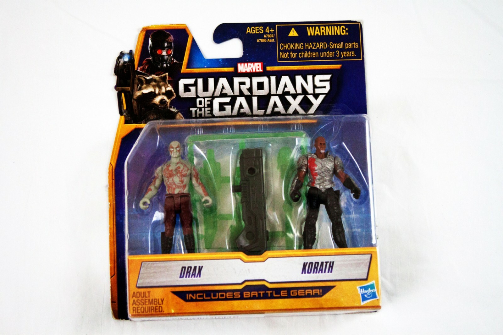 Marvel Guardiani della Galassia 2.5" Action Figure Confezione da 2 Drax e Korath Nuovo