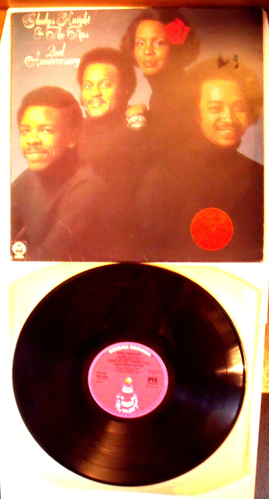 Gladys Knight & The Pips -  2nd Anniversary - 1st Press LP - Very Good - Read!
