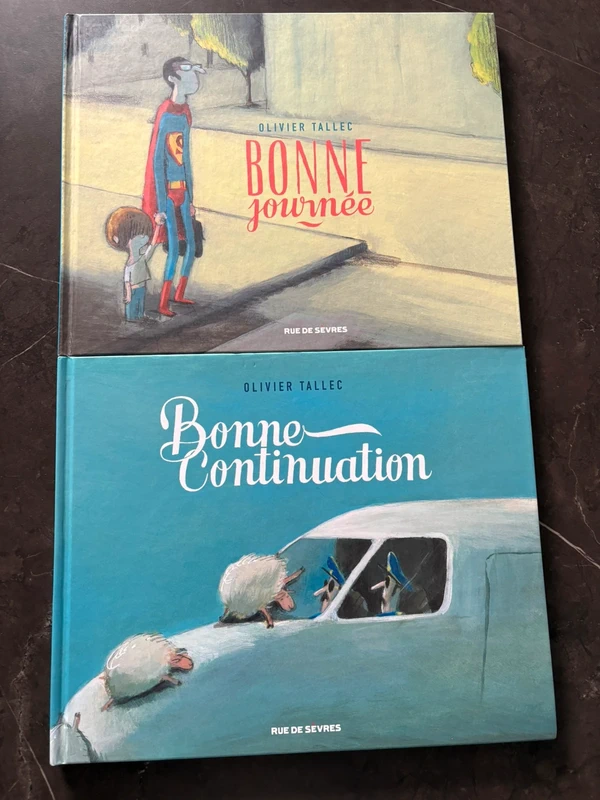 Lot de 2 livres illustrés d’Olivier Tallec